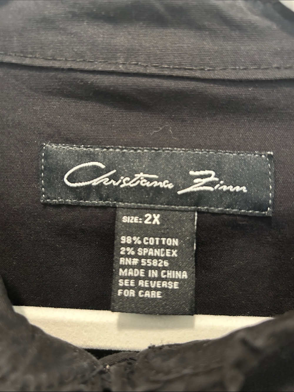 Black Ruffle-Trim Button Jacket - Picture 3 of 3